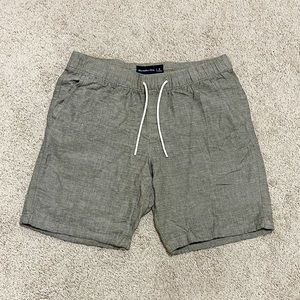 Abercrombie & Fitch Linen Pull-On Shorts - Size M